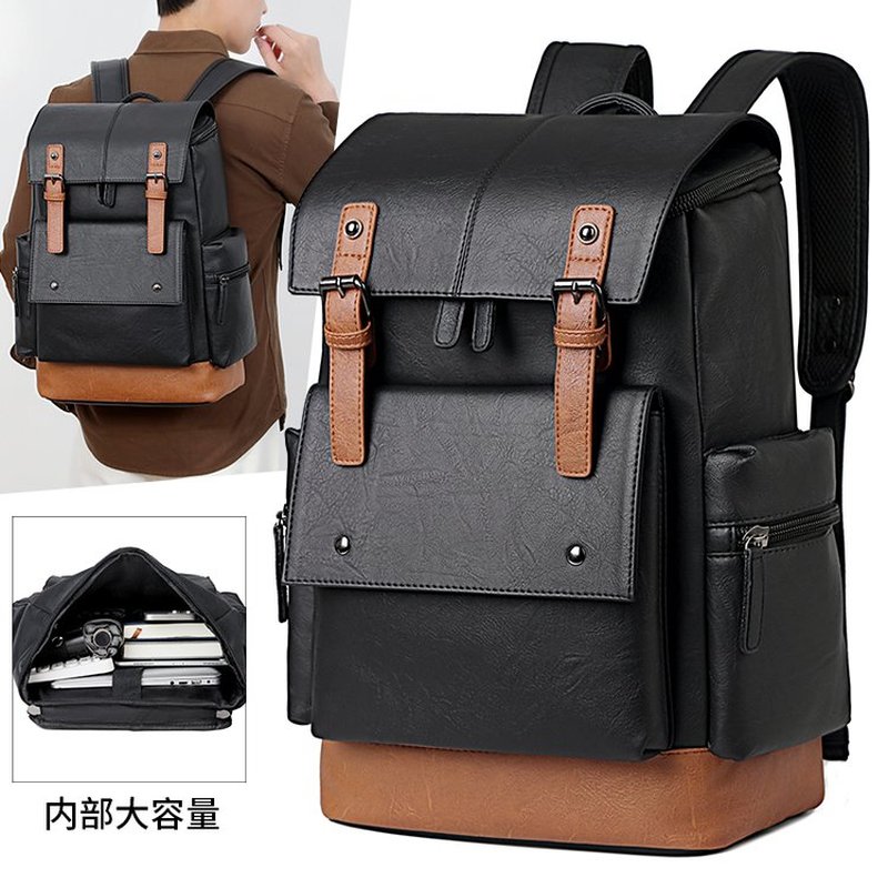 حقيبة ظهر جلدية رجالية جديدة ب - مراجعة Leather Work Bag Men وسعره