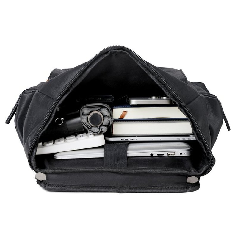 حقيبة ظهر جلدية رجالية جديدة ب - مراجعة Leather Work Bag Men وسعره