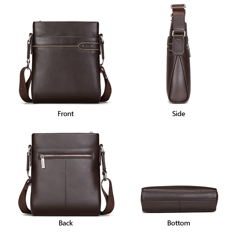 LAORENTOU الرجال جلد طبيعي حقي - مراجعة Leather Work Bag Men وسعره