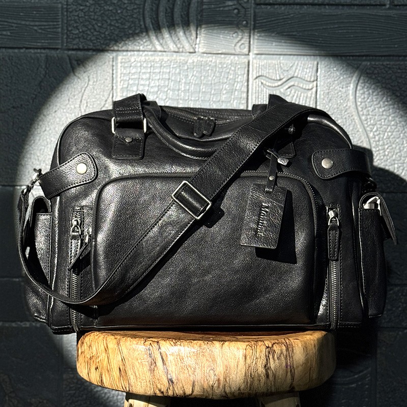 حقيبة رجالية كلاسيكية من الجلد - مراجعة Leather Work Bag Men وسعره