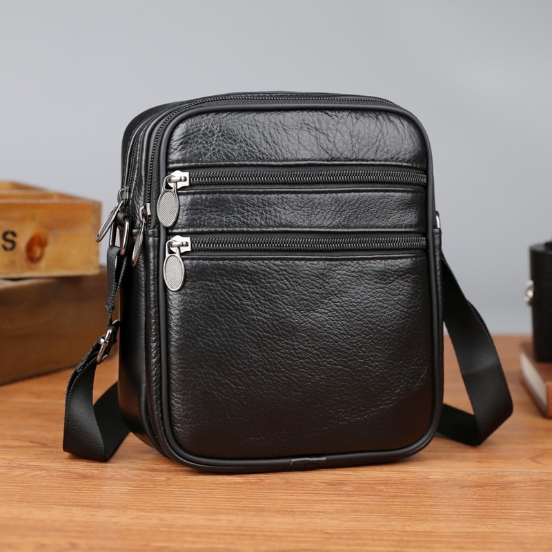 حقيبة كتف رجالية كاجوال من الج - مراجعة Leather Work Bag Men وسعره