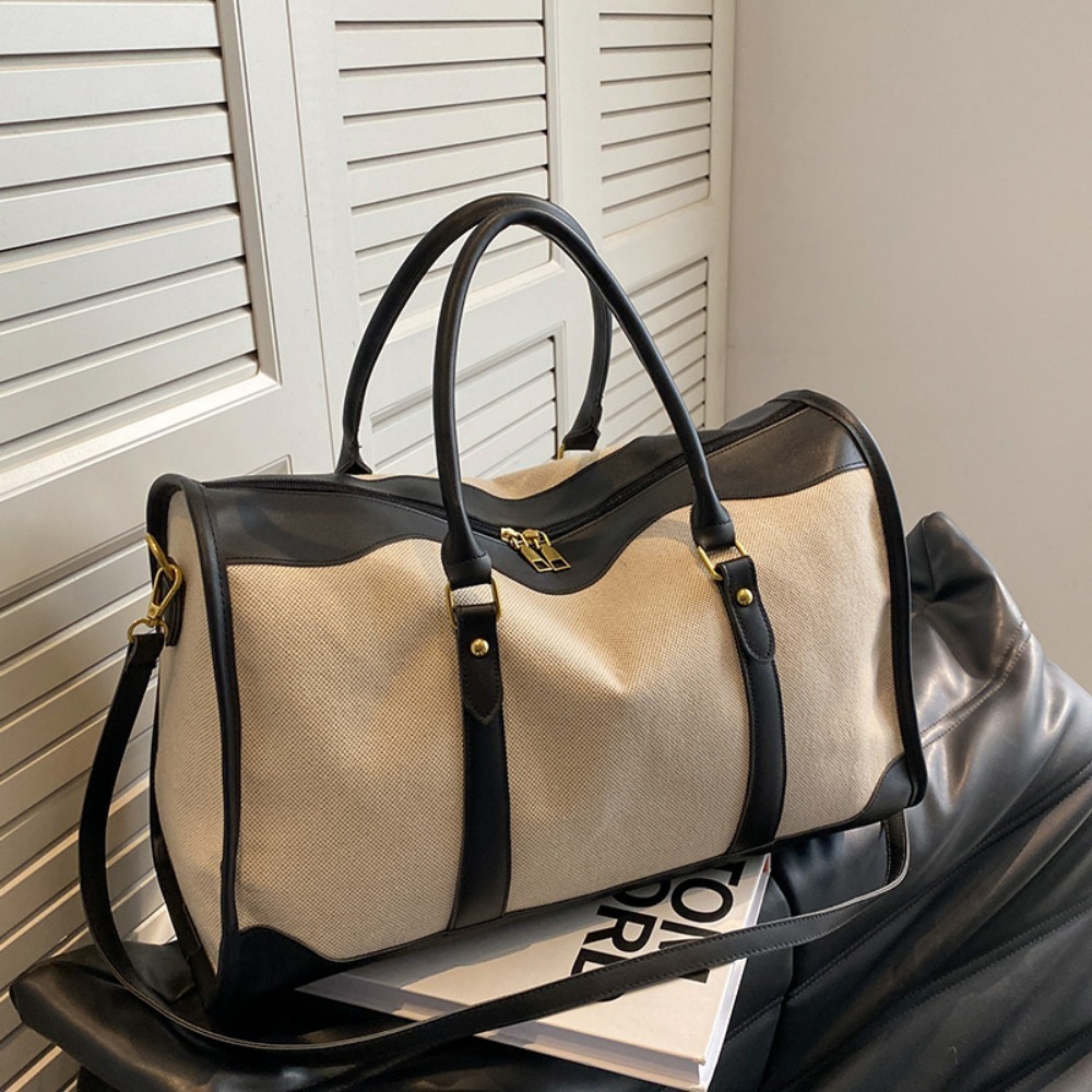 حقيبة يد قماشية وجلدية عتيقة ا - مراجعة Leather Work Duffle وسعره
