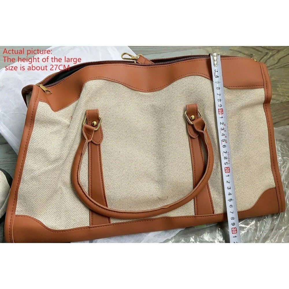 حقيبة يد قماشية وجلدية عتيقة ا - مراجعة Leather Work Duffle وسعره