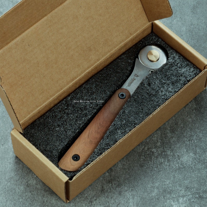 سكين معدني صغير دائري من الفول - مراجعة Round Knife Leatherwork وسعره