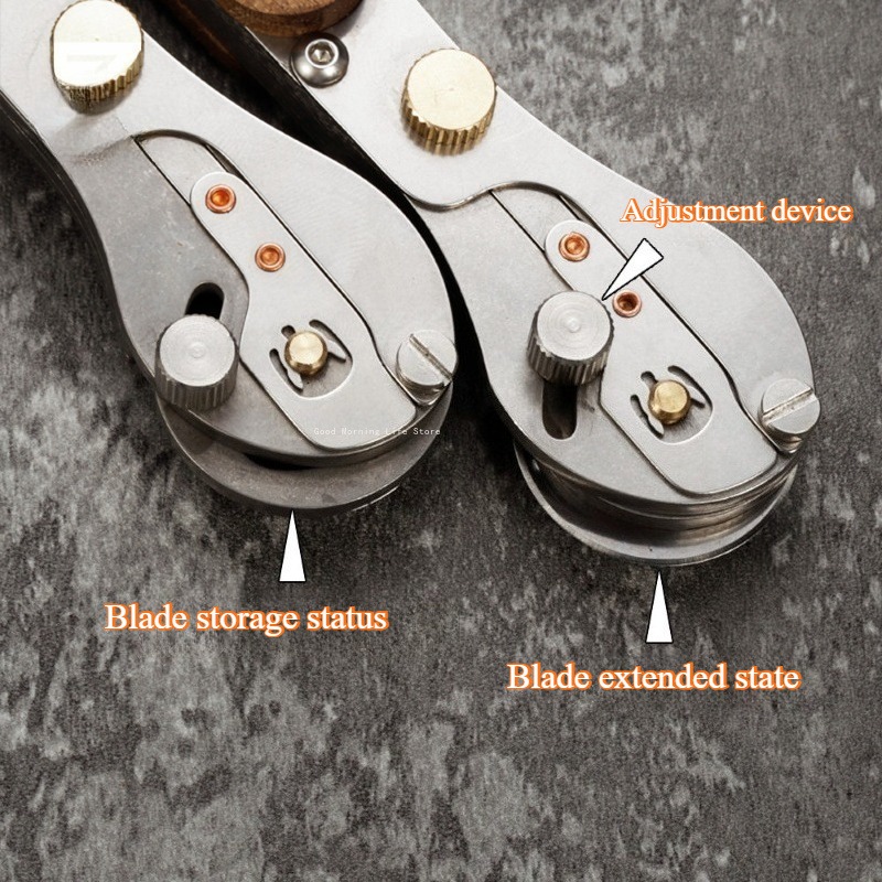سكين معدني صغير دائري من الفول - مراجعة Round Knife Leatherwork وسعره