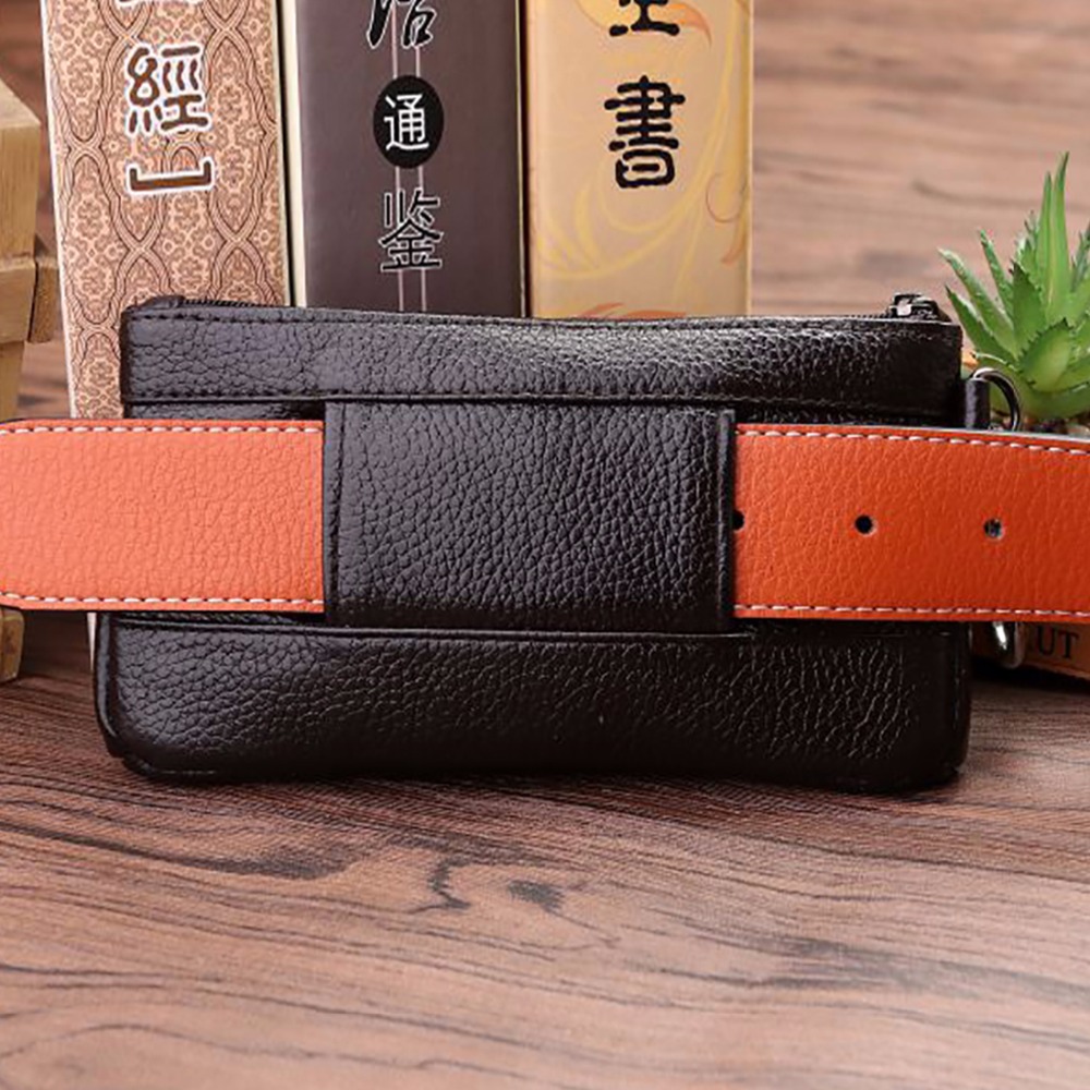 جلد طبيعي فاني حزمة للرجال ، ا - مراجعة Leather Work Bag Men وسعره
