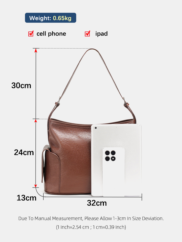 حقيبة يد نسائية من جلد البقر م - مراجعة Leather Work Handbags For Women وسعره