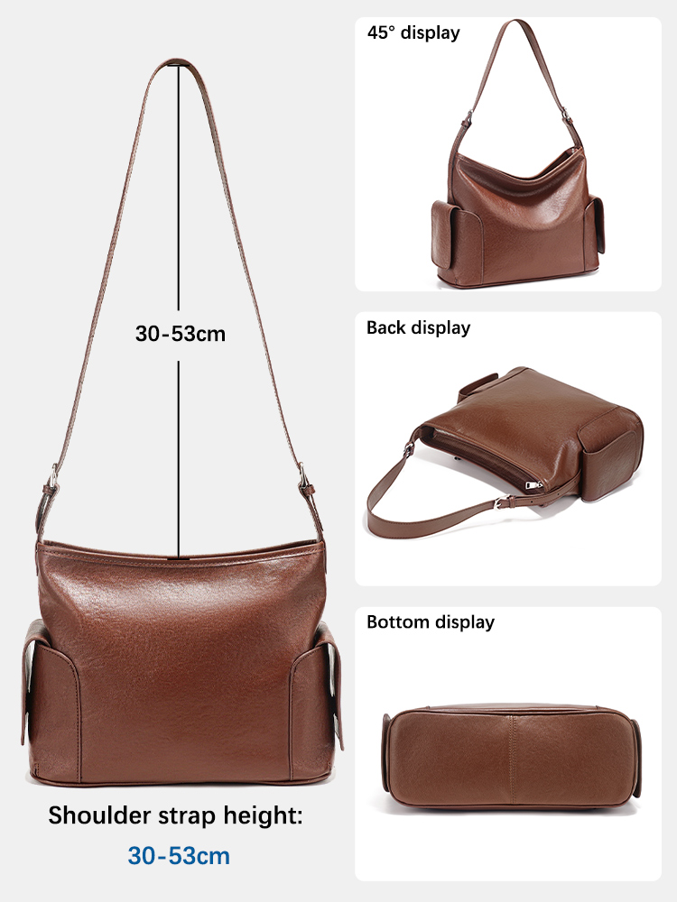 حقيبة يد نسائية من جلد البقر م - مراجعة Leather Work Handbags For Women وسعره