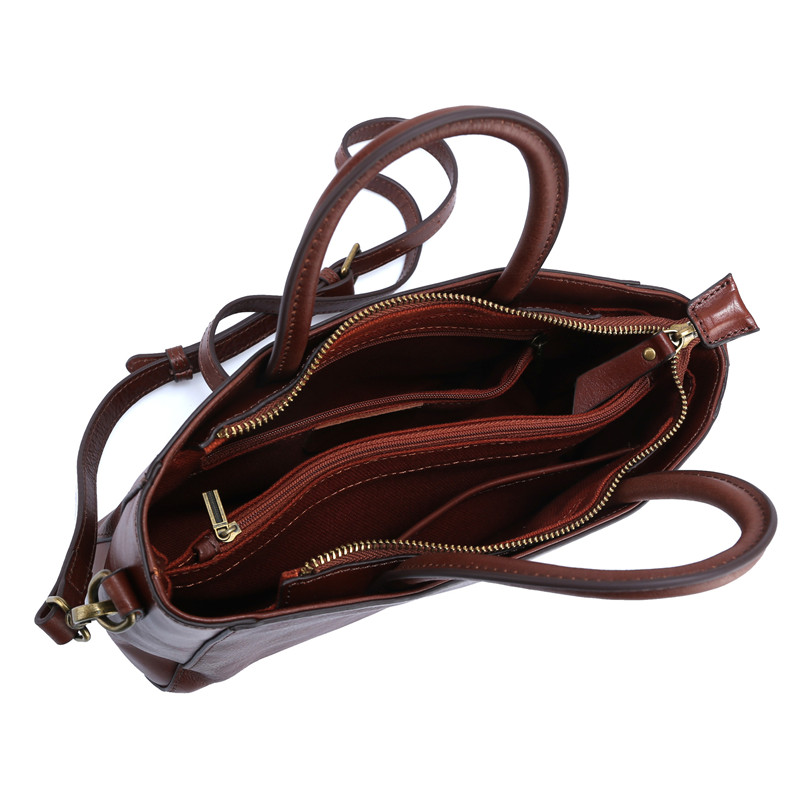 حقائب جلد البقر الطبيعي للنساء - مراجعة Leather Work Handbags For Women وسعره