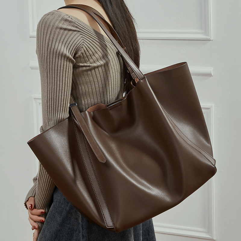 حقيبة يد كبيرة وناعمة من الجلد - مراجعة Leather Work Handbags For Women وسعره