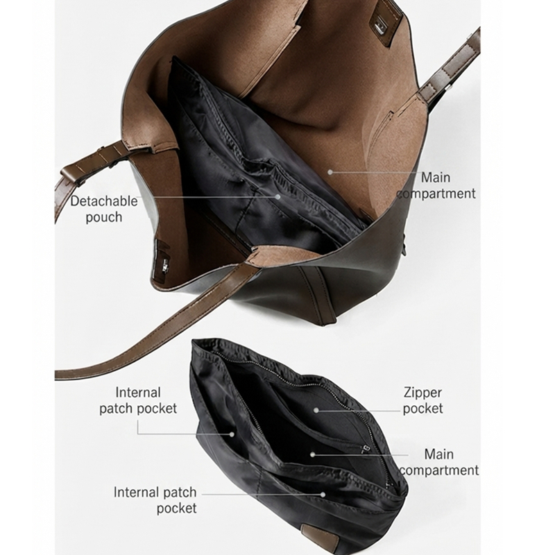 حقيبة يد كبيرة وناعمة من الجلد - مراجعة Leather Work Handbags For Women وسعره