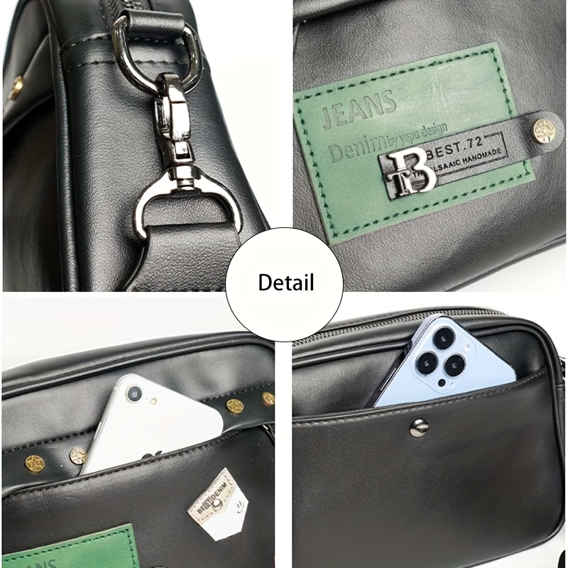 حقيبة كتف عصرية للشباب من الجل - مراجعة Leather Work Bag Men وسعره