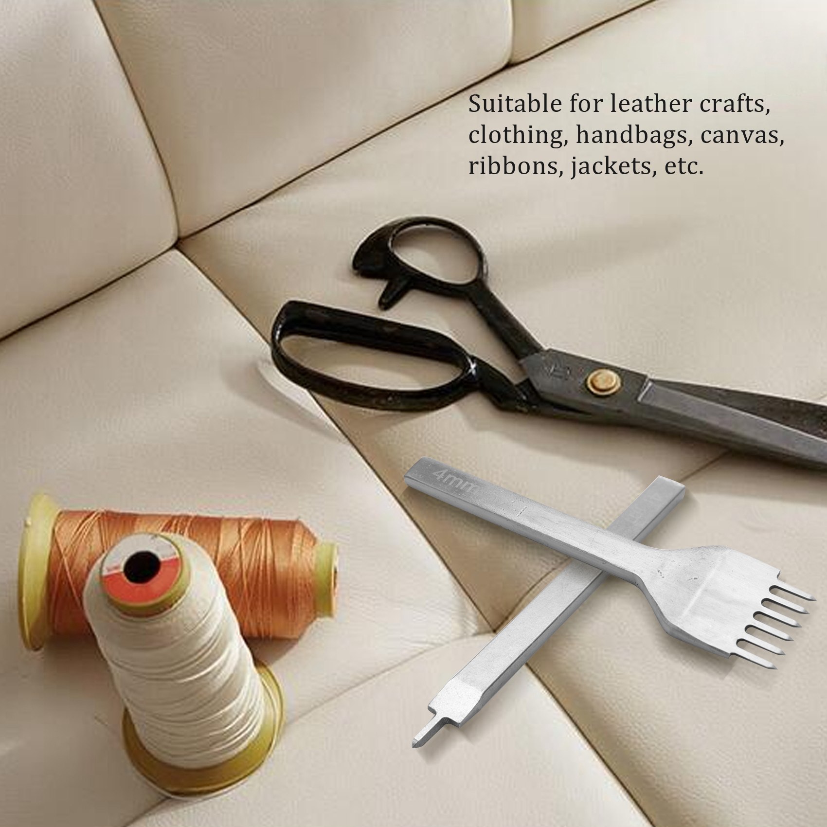 مجموعة إزميل خياطة الجلد من BA - مراجعة Groover Stitching Tool وسعره