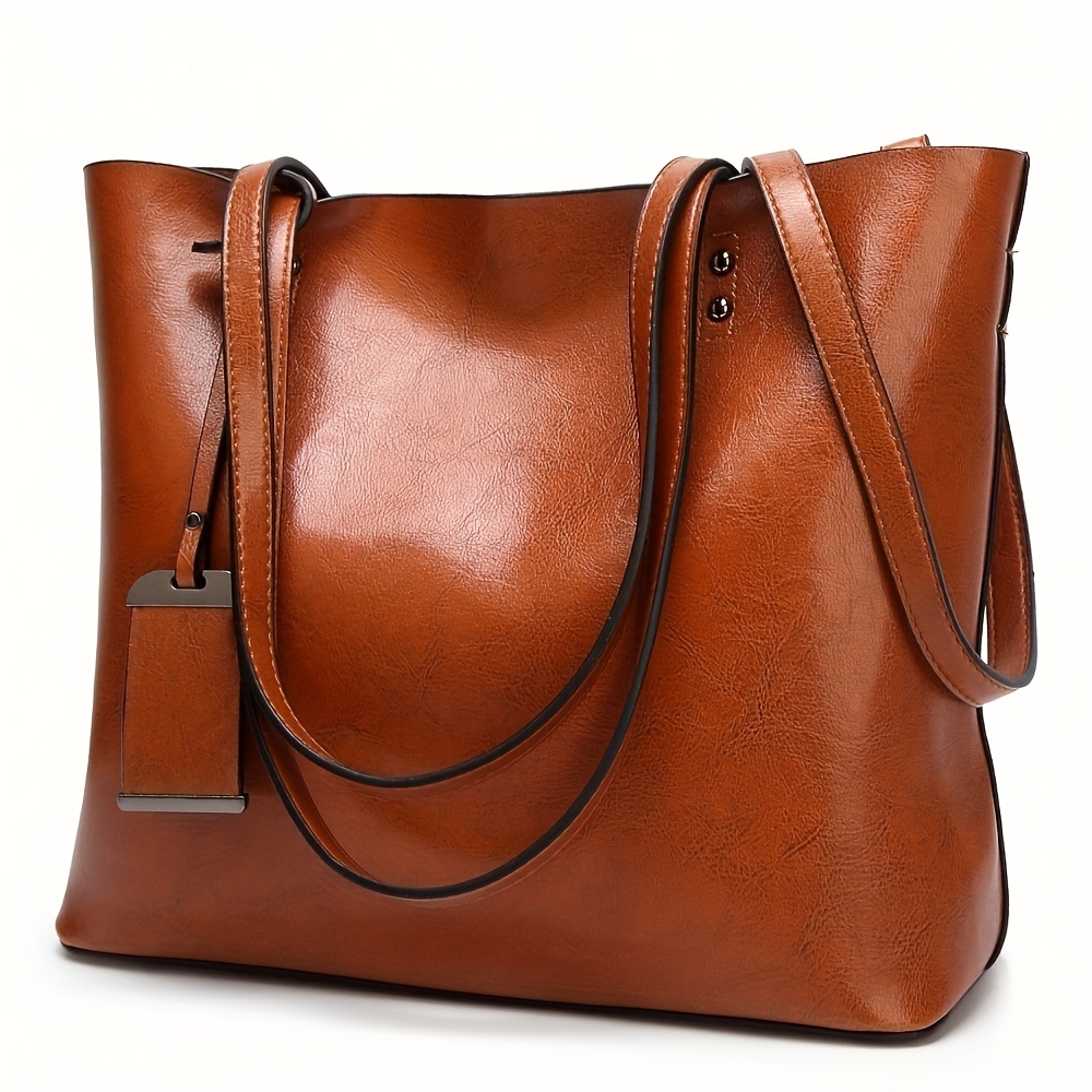 حقيبة يد جلدية كلاسيكية كلاسيك - مراجعة Leather Work Handbags For Women وسعره