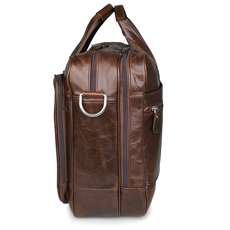 LACHIOUR-حقيبة يد جلدية أصلية  - مراجعة Leather Work Bag Men وسعره