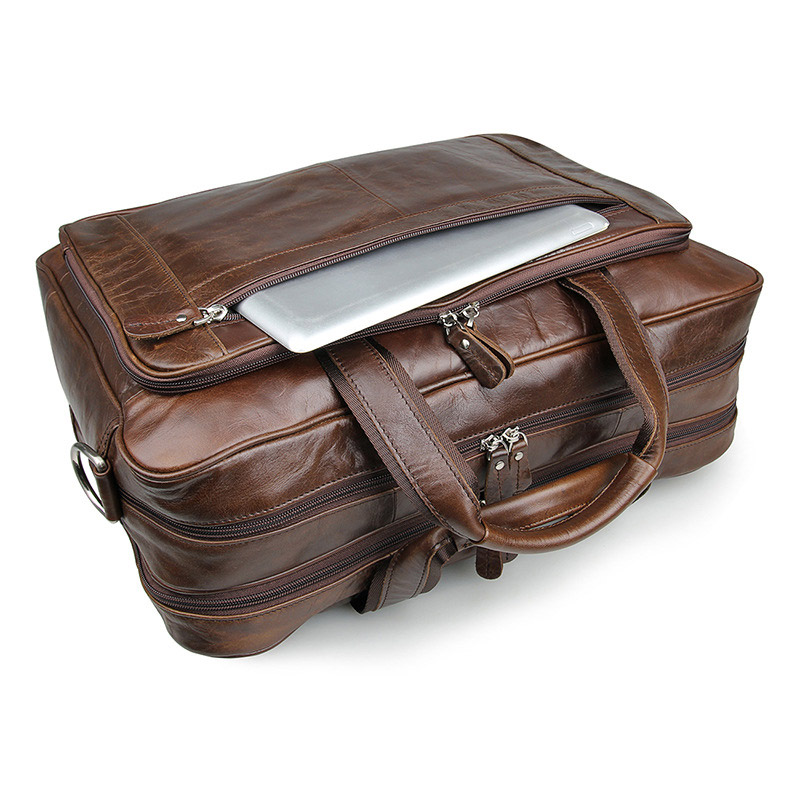 LACHIOUR-حقيبة يد جلدية أصلية  - مراجعة Leather Work Bag Men وسعره